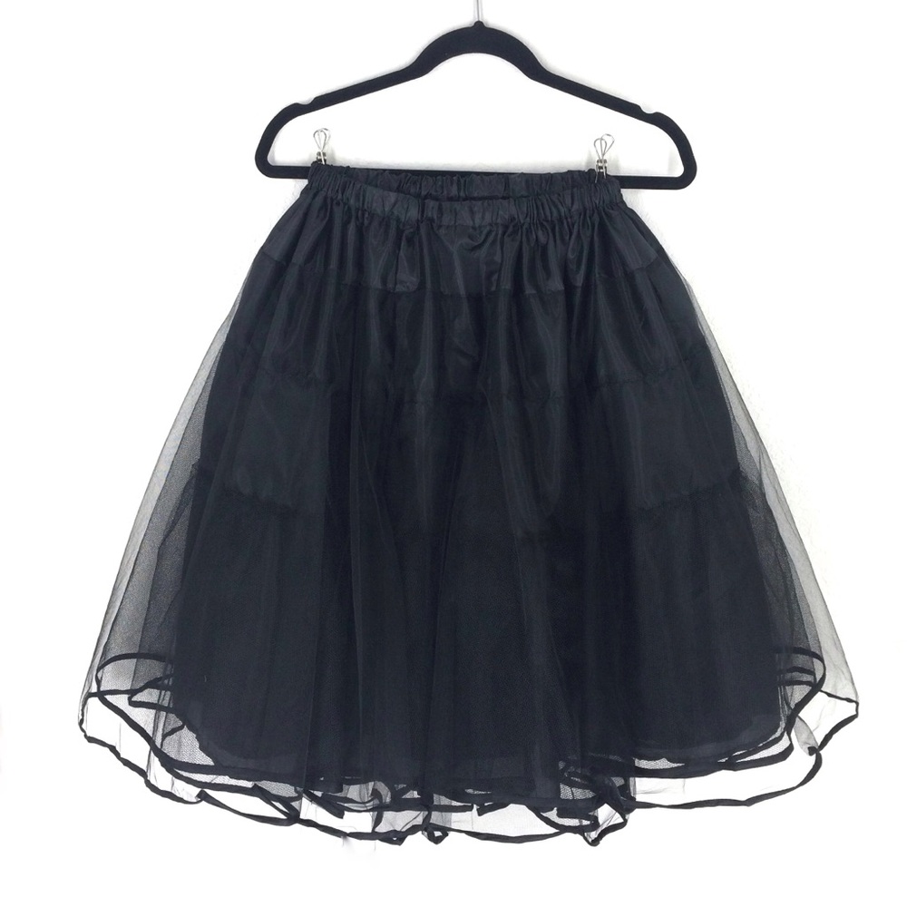 Belle Poque Black Crinoline Underskirt Lolita